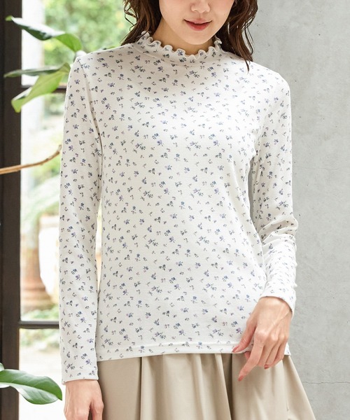 Honeys（ハニーズ） tシャツ 総柄ハイネックT レディース : ZOZOTOWN