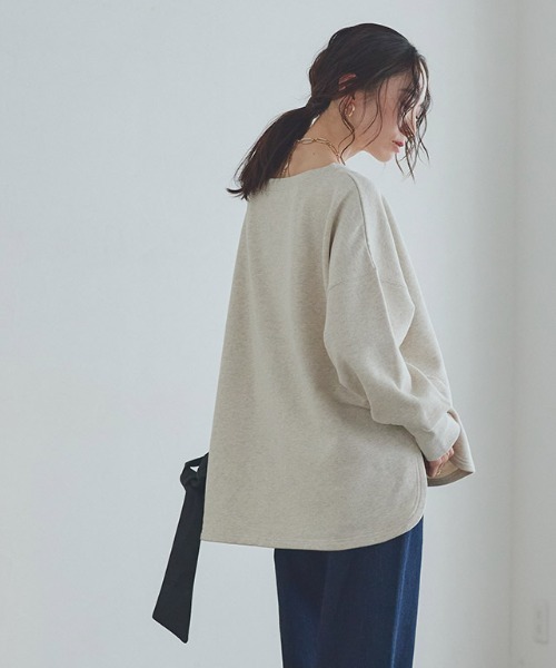 RASW（ラス） トレーナー スウェット ボートネックルーズプレー