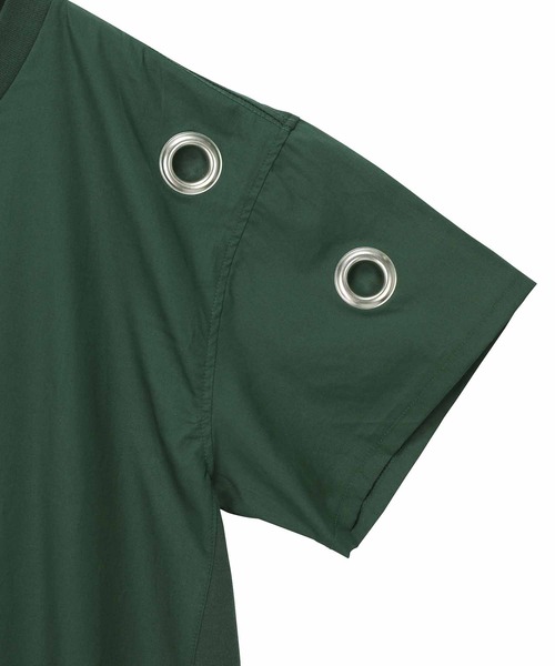 「ZUCCa」 半袖ワンピース M size グリーン レディース_画像2