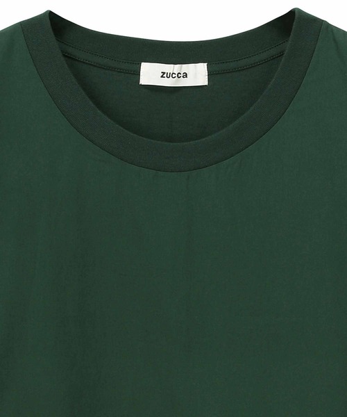 「ZUCCa」 半袖ワンピース M size グリーン レディース_画像4