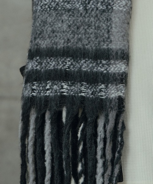 RATTLE TRAP（ラトルトラップ） マフラー モヘアライクマフラー メンズ