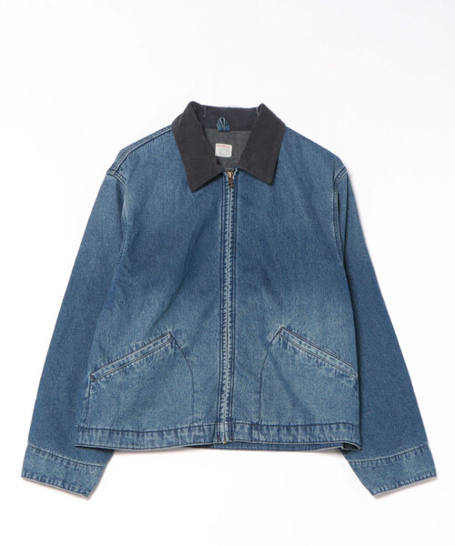 【タグ付】ARTS＆SCIENCE ワークブルゾン デニムジャケット　ジップ JUGLANS（ユグランス） ブルゾン アウター 「BIGMAC」DENIM WORK