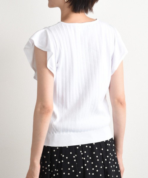 「INTERPLANET」 ノースリーブニット FREE オフホワイト レディース_画像5