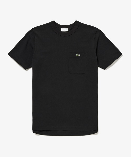 「LACOSTE」 半袖Tシャツ 4 ブラック メンズ_画像4
