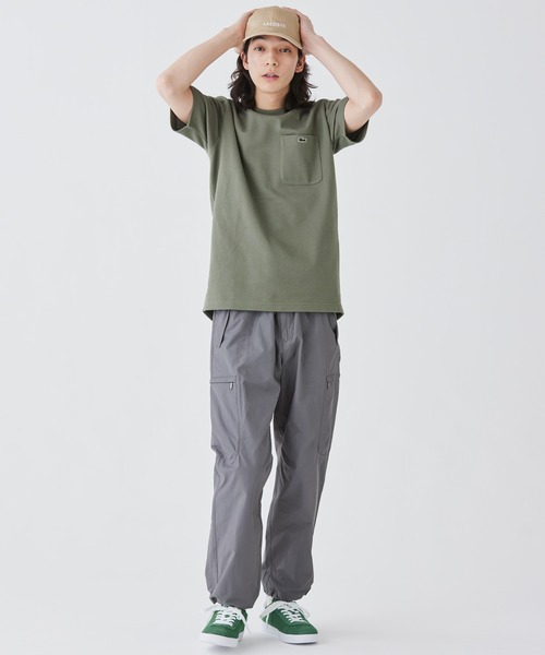 「LACOSTE」 半袖Tシャツ 4 ブラック メンズ_画像9