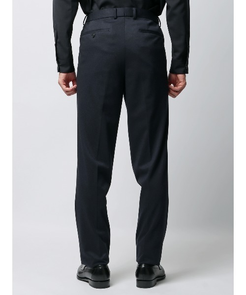 1タックテーパードパンツ　濃紺　XS 1タックテーパードパンツ 濃紺 XS