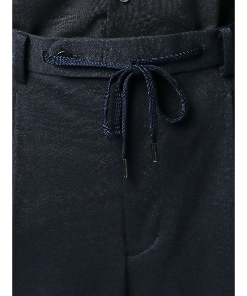 スラックス タックテーパードパンツ ウォッシャブル ストレッチ