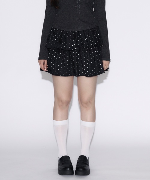 tinkerend（ティンカーエンド） スカート Dot Tiered Mini Skirt