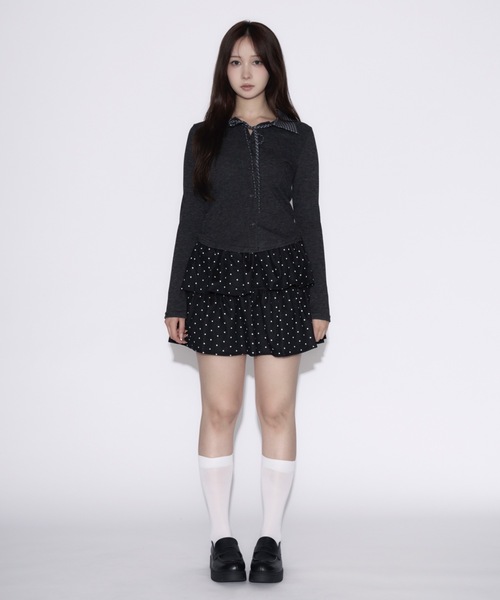 tinkerend（ティンカーエンド） スカート Dot Tiered Mini Skirt