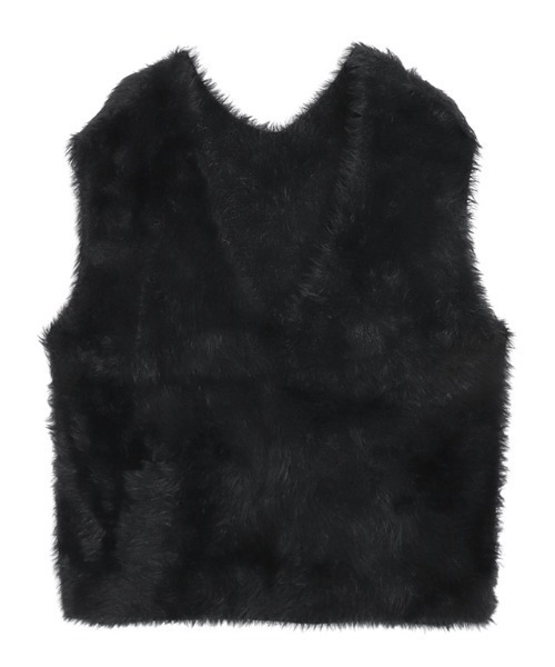 「Pierrot」 ニットベスト L グレー レディース_画像8