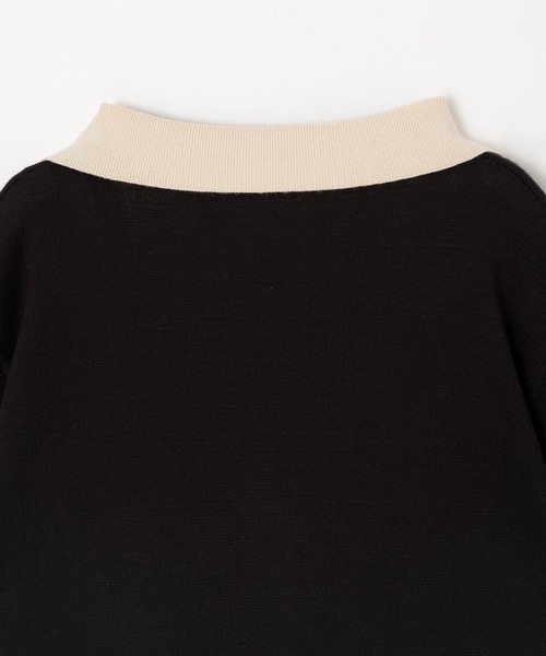 「MIEL CRISHUNANT」 半袖ニット FREE ライトブルー レディース_画像9