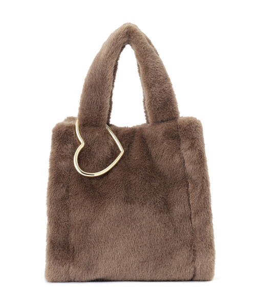 EDIT COLOGNE（エディットコロン） トートバッグ フェイクファーハート