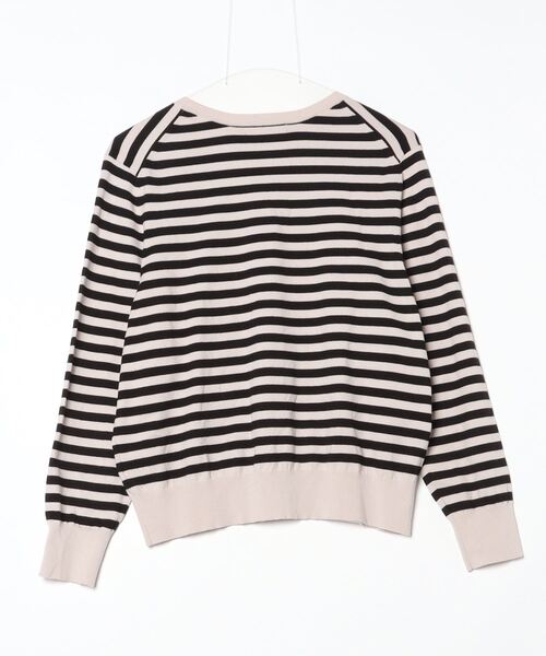 「UNTITLED」 長袖ニット 44 ブラック レディース_画像2