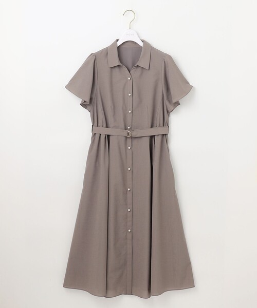 「ANY SIS」 半袖ワンピース 0 ネイビー レディース_画像8