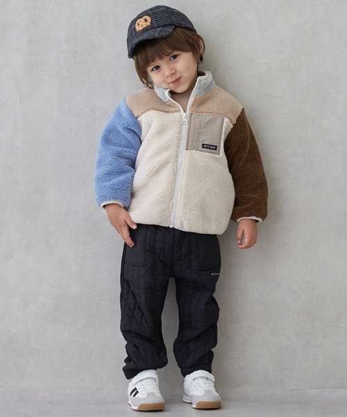 petit main ブルゾン アウター 「洗える」ボアジャケット キッズ 子供