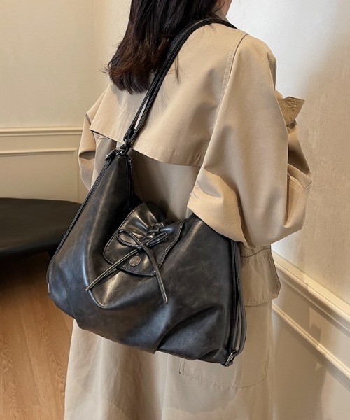FREE STYLISTS ショルダーバッグ バッグ 「2WAY」 フェイクレザー 