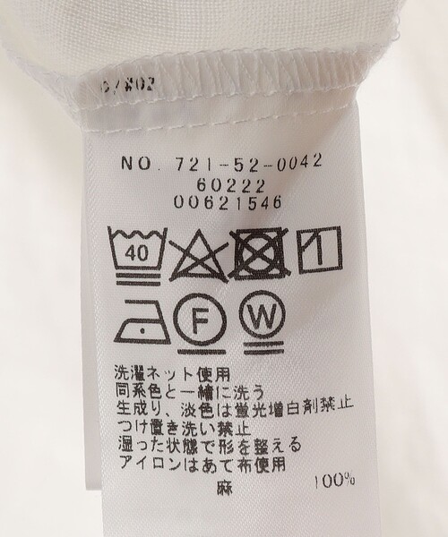「SHIPS any」 半袖ブラウス ONE SIZE ブルー レディース_画像9