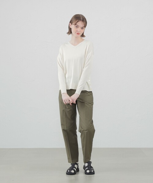 「MACKINTOSH PHILOSOPHY」 長袖ニット 38 ホワイト レディース_画像5