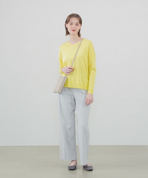 「MACKINTOSH PHILOSOPHY」 長袖ニット 38 ホワイト レディース_画像8