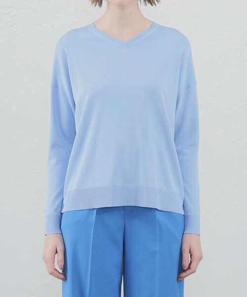 「MACKINTOSH PHILOSOPHY」 長袖ニット 38 ホワイト レディース_画像9