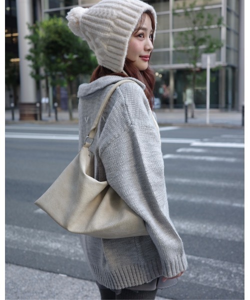 jumelle（ジュメロ） ニット帽 ニットキャップ イヤーフラップニット帽