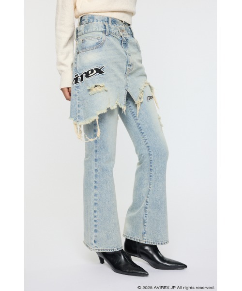 MOUSSY（マウジー） ジーンズ デニム デニムパンツ AVIREX TWIN SLIM