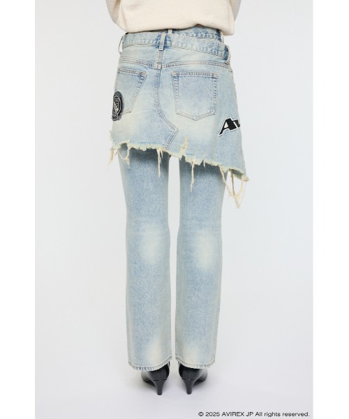 MOUSSY（マウジー） ジーンズ デニム デニムパンツ AVIREX TWIN SLIM