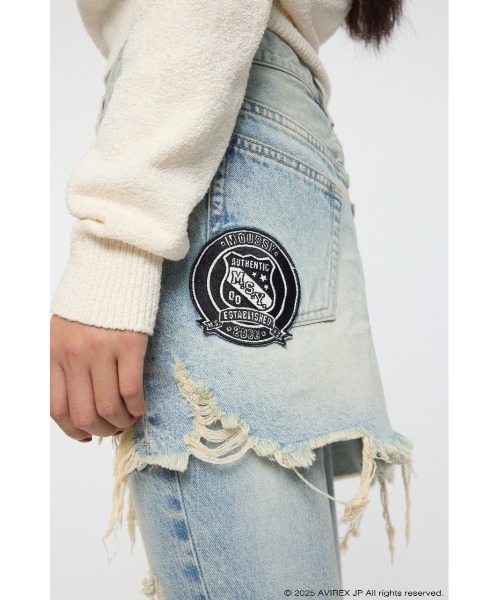 MOUSSY（マウジー） ジーンズ デニム デニムパンツ AVIREX TWIN SLIM