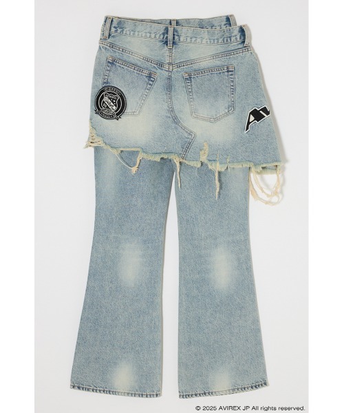 MOUSSY（マウジー） ジーンズ デニム デニムパンツ AVIREX TWIN SLIM