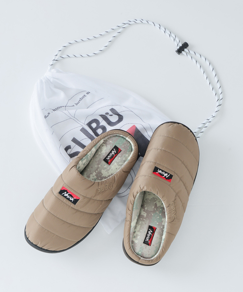 SUBU（スブ） サンダル × NANGA / ナンガ AURORA-TEX WINTER SANDAL