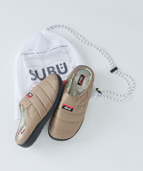 SUBU（スブ） サンダル × NANGA / ナンガ AURORA-TEX WINTER SANDAL