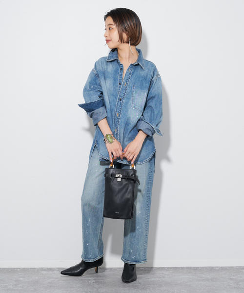 plage（プラージュ） デニムパンツ 36 サックスブルー レディース