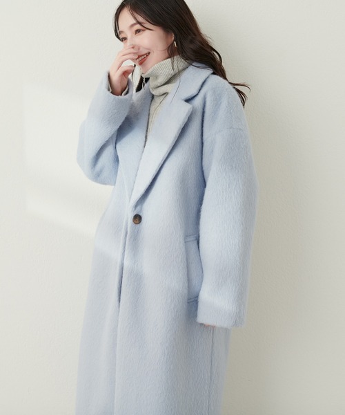 natural couture 「natural couture」 チェスターコート FREE サックス