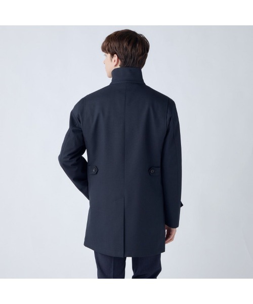 SUIT SELECT ステンカラーコート コート レイヤードスタンドカラー