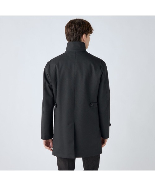 SUIT SELECT ステンカラーコート コート レイヤードスタンドカラー