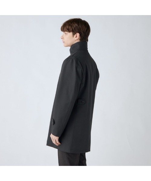 クリスマス特価！大幅値下げ！SUIT SELECT ステンカラーコート ブラック セール】3WAYパッカブルスタンドカラーコート（ステンカラーコート