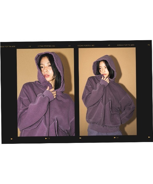 トレーナー スウェット 「PUNCHLINE」Big Pocket Pigment Hoodie/JJHD9162 メンズ_13