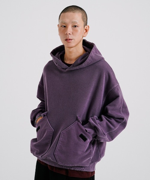 トレーナー スウェット 「PUNCHLINE」Big Pocket Pigment Hoodie/JJHD9162 メンズ_14