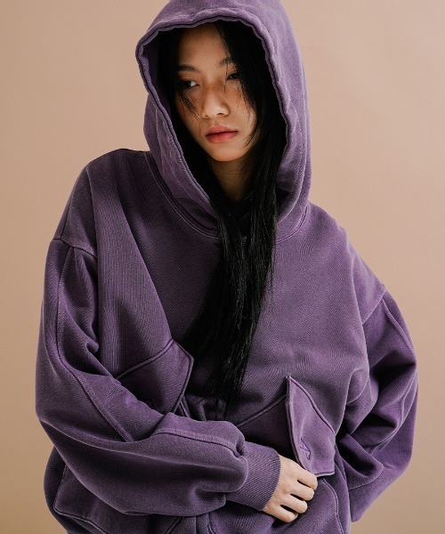 トレーナー スウェット 「PUNCHLINE」Big Pocket Pigment Hoodie/JJHD9162 メンズ_17