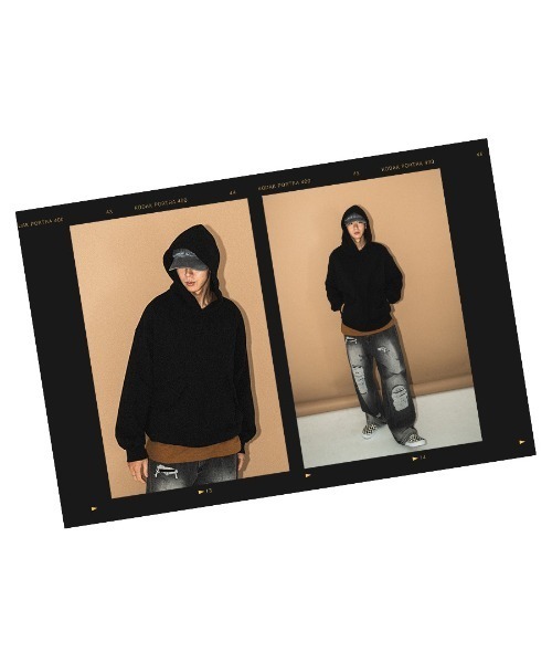 トレーナー スウェット 「PUNCHLINE」Big Pocket Pigment Hoodie/JJHD9162 メンズ_19