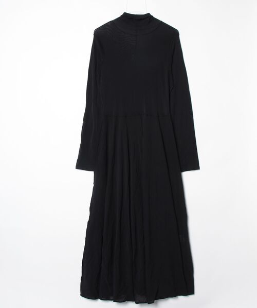 GEVS.（ジェイヴィス） 長袖ワンピース L〜LL ブラック レディース