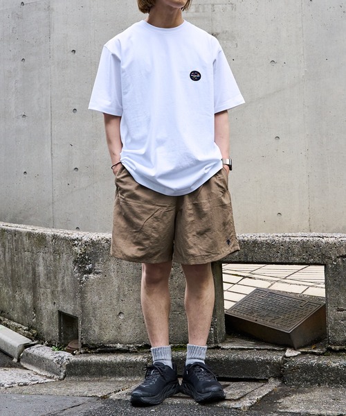 「Paragraph」 半袖Tシャツ フリ- ブルー メンズの画像