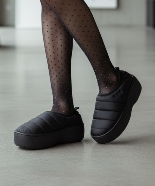 SUBU（スブ） スリッポン SUBU / VAMP Platform / BLACK レディース 