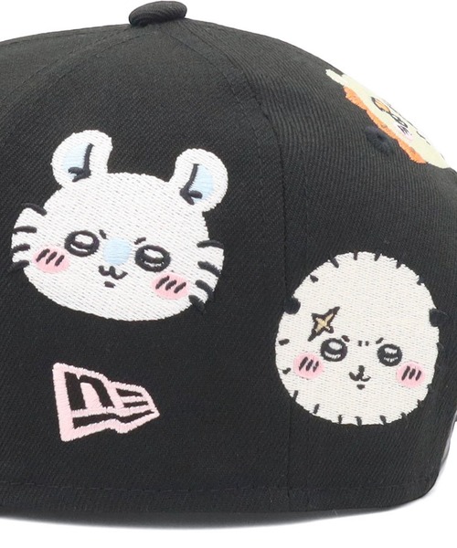 ちいかわ ニューエラ　ニット帽NEW ERA® 黒・グレー・ピンク、3色セット NEW ERA（ニューエラ） uvカット キャップ 帽子 紫外線カット キッズ