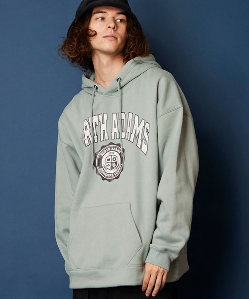 「unrelaxing」 プルオーバーパーカー FREE グリーン メンズ_画像2