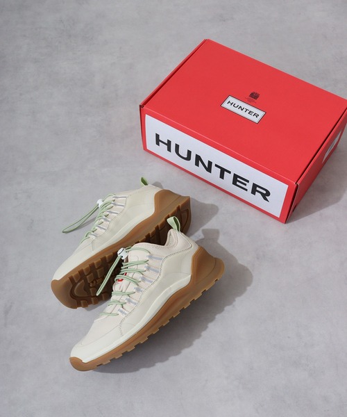 「HUNTER」 ローカットスニーカー 24.0cm ブラック レディース_画像6