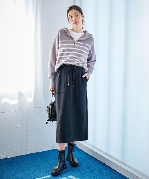 「ANY」 長袖ニット F ブラック レディース_画像5