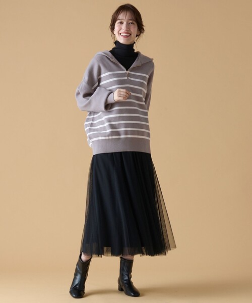 「ANY」 長袖ニット F ブラック レディース_画像8