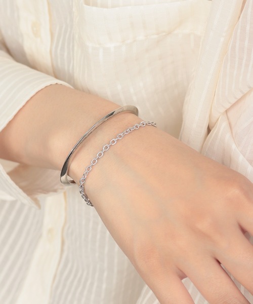 「NOIR DE POUPEE」 バングル FREE シルバー レディース_画像5