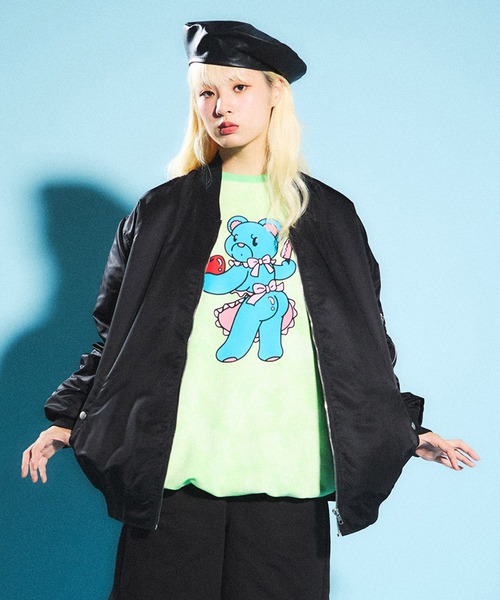 「PUNYUS」 ブルゾン 3 ブラック レディース_画像5